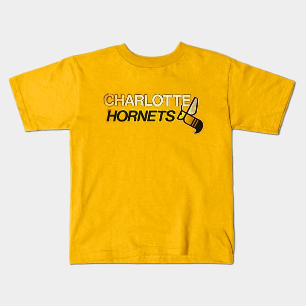 Charlotte Hornets Football Kids T-Shirt by Kitta’s Shop